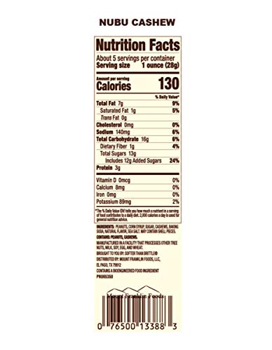 Nut Butter Bites with Cashews (Pack of 6)