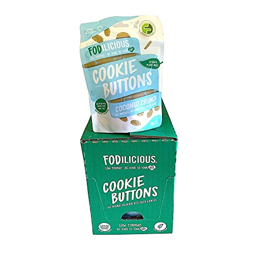 Low FODMAP Cookie Buttons Coconut Crunch (9 Packs)