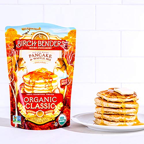 Organic Pancake and Waffle Mix, Whole Grain (16oz Package)