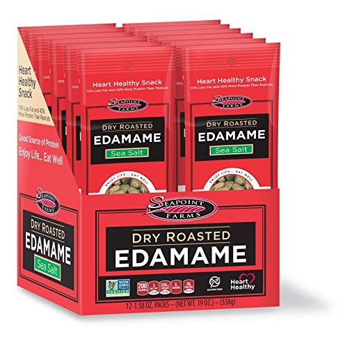 Sea Salt Dry Roasted Edamame (1.58 oz, 12-Pack)