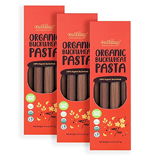 Organic Buckwheat Pasta (3 Pack, 8 oz each)