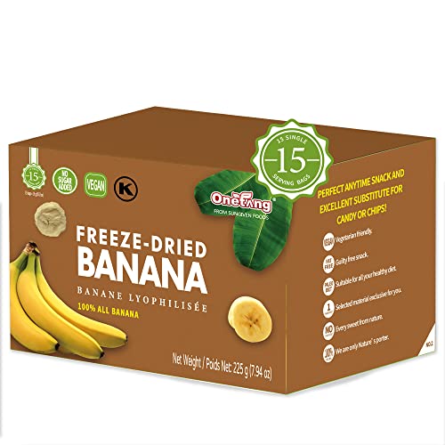 Freeze-Dried Banana Chips (0.52 oz, 15 Pack)
