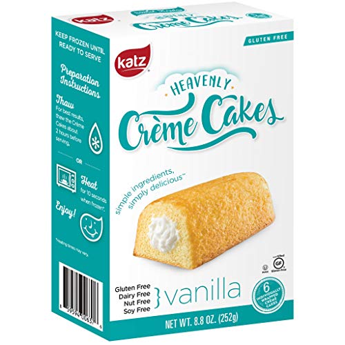 Gluten Free Vanilla Crème Cakes (Pack of 6, 8.8oz)
