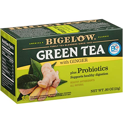 Green Tea with Ginger and Probiotics (18 ct; Pack of 6)
