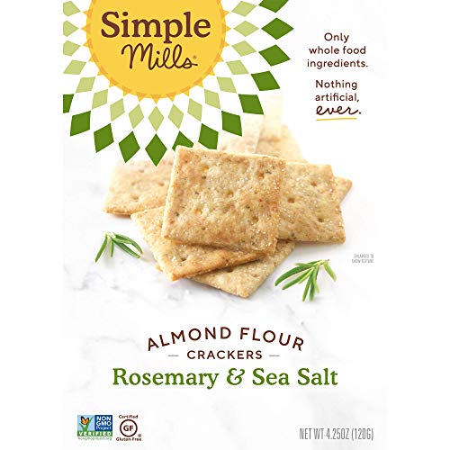 Almond Flour Crackers, Rosemary & Sea Salt (3 Pack)