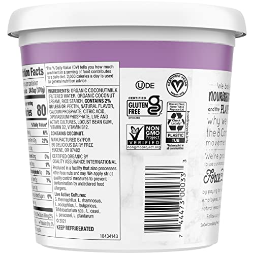 Unsweetened Vanilla Coconut Milk Yogurt (24 oz)