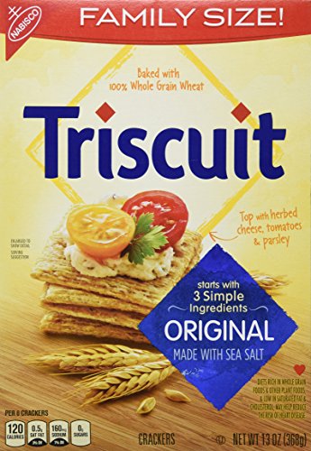 Whole Wheat Crackers (2 Family Size Boxes)