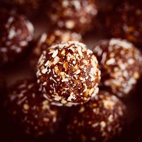 Plant Protein Powered Fruit & Nut Energy Balls, Peanut Butter (Pack of 8)