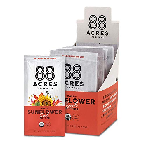 Maple Organic Sunflower Seed Butter (20 Single Serve Packs)