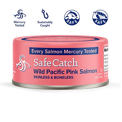 Wild-Caught Canned Pink Salmon (5 oz each; Pack of 6)