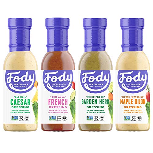 Low FODMAP Vegan Variety Salad Dressing Pack (8oz. 4 Pack)