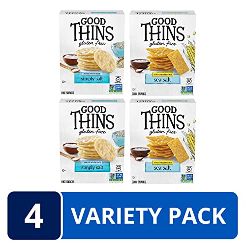 Gluten-Free Rice & Corn Crackers Variety Pack (4 Boxes)