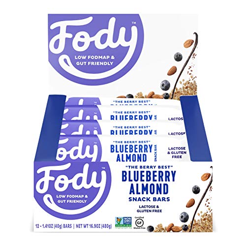 Blueberry Almond Low FODMAP Protein Bars (12 ct)
