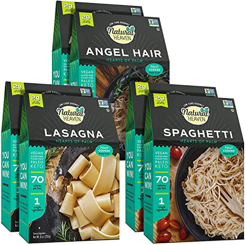Gluten-Free Hearts of Palm Pasta Sampler (9oz 6 Count)