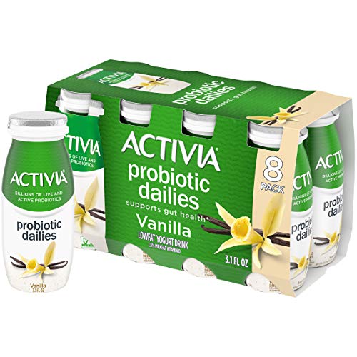 Lowfat Vanilla Probiotic Yogurt Drinks (Pack of 8)
