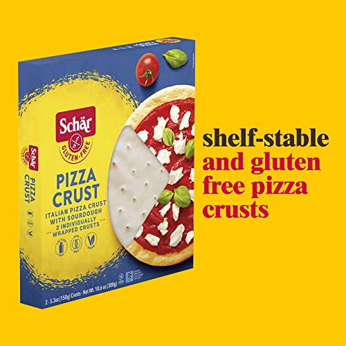 Gluten-Free Pizza Crust (2 crusts- 5.3 oz each)