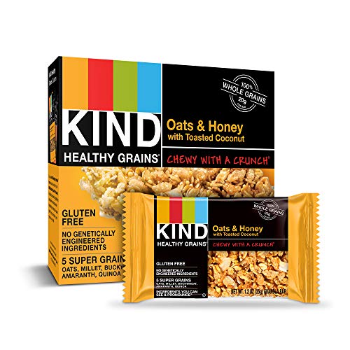 Healthy Grains Bars, Oats & Honey with Toasted Coconut (6 Pack)