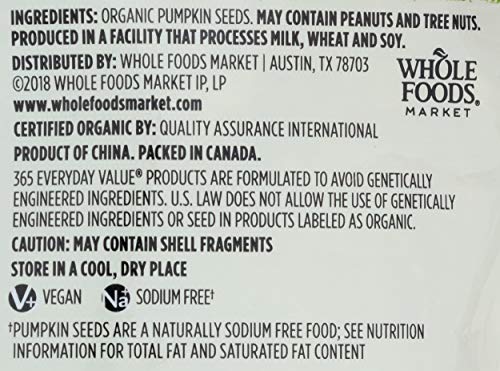 Organic Unsalted Pumpkin Seeds Organic (8 oz)