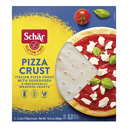 Gluten-Free Pizza Crust (2 crusts- 5.3 oz each)