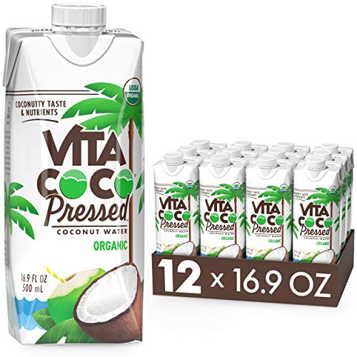 Organic Coconut Water (Pack of 12, 16.9 oz each)