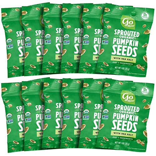 Organic Pumpkin Seeds with Sea Salt (1 oz, 12 Pack)